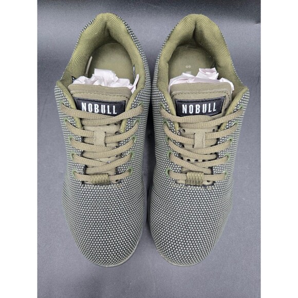 NOBULL Shoes Mens Size 6 Olive Green Trainer Athletic Lightweight Sneakers Gym